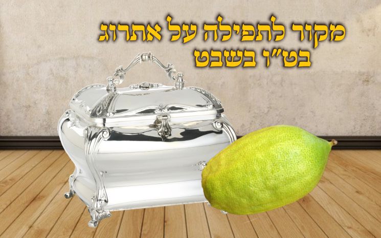 המקור לתפילה על אתרוג בט"ו בשבט